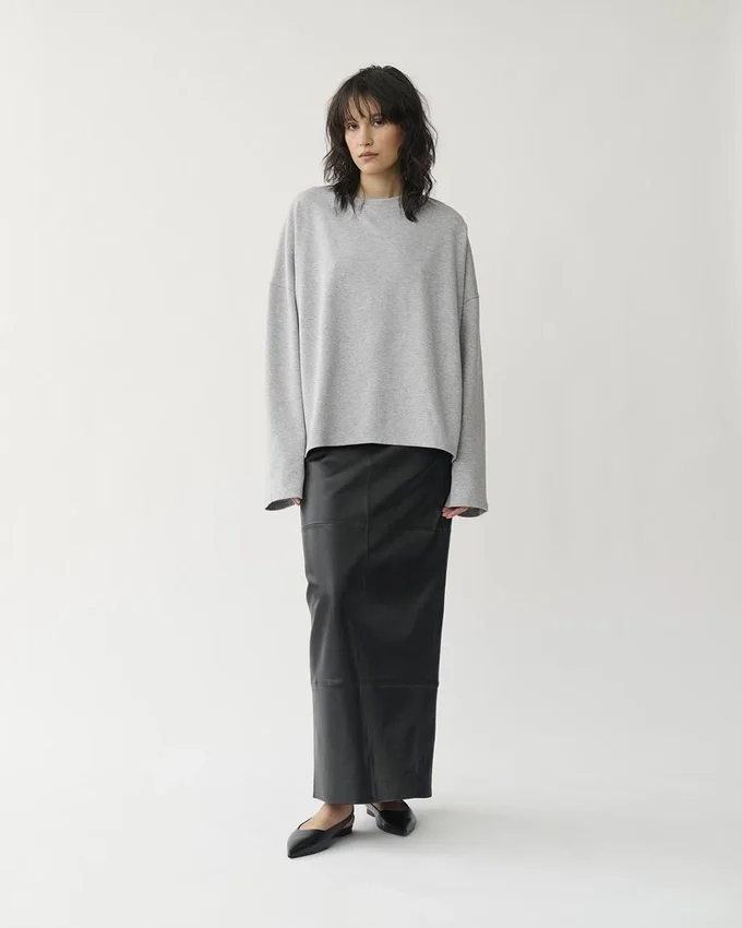 Boxy Long Sleeve T-Shirt W